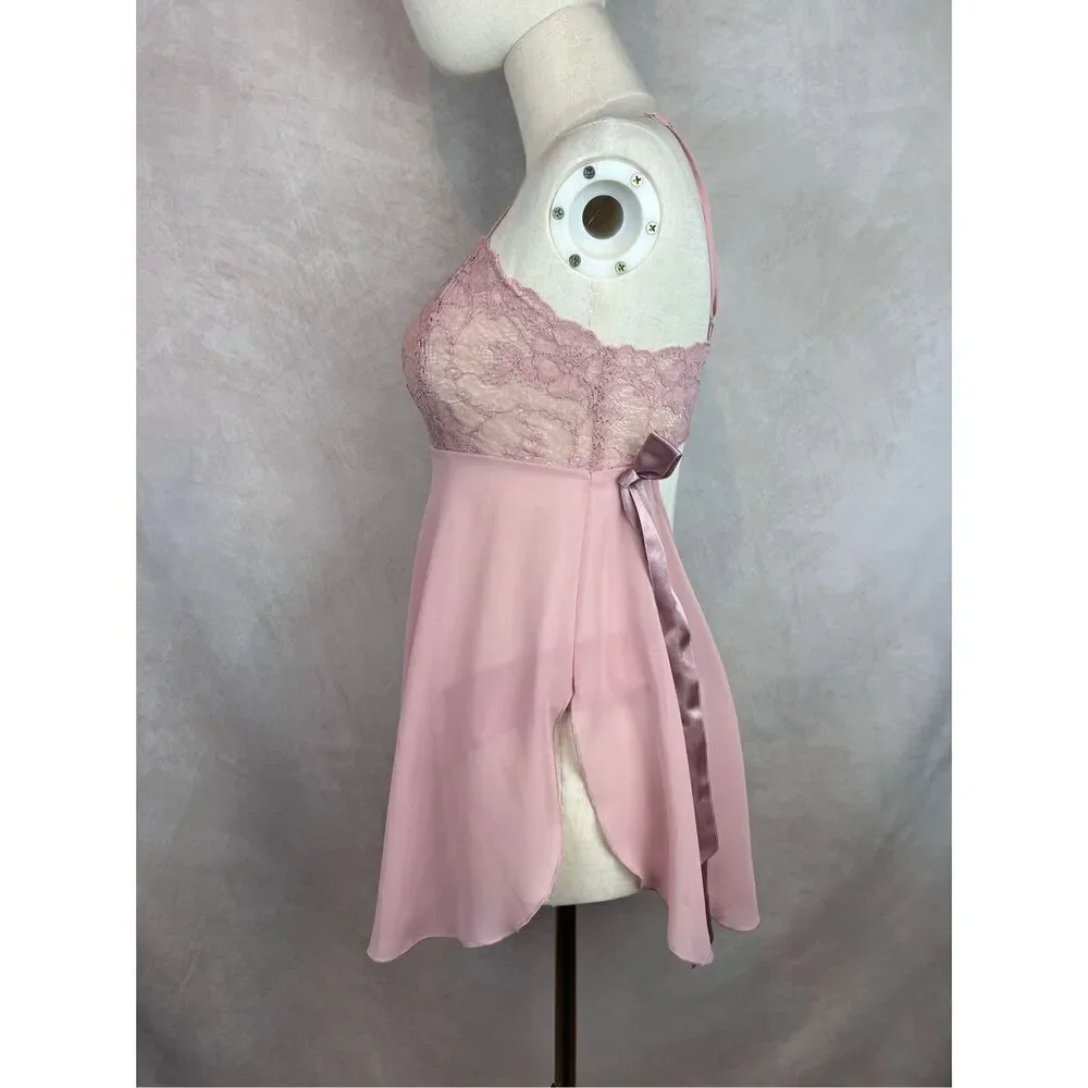 Vintage Y2K Victoria’s Secret Baby Doll Lingerie Set 2pc Panty